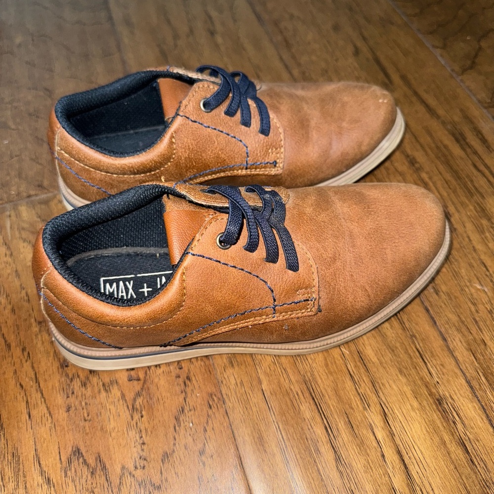 Little Boys Brown Dress Shoes